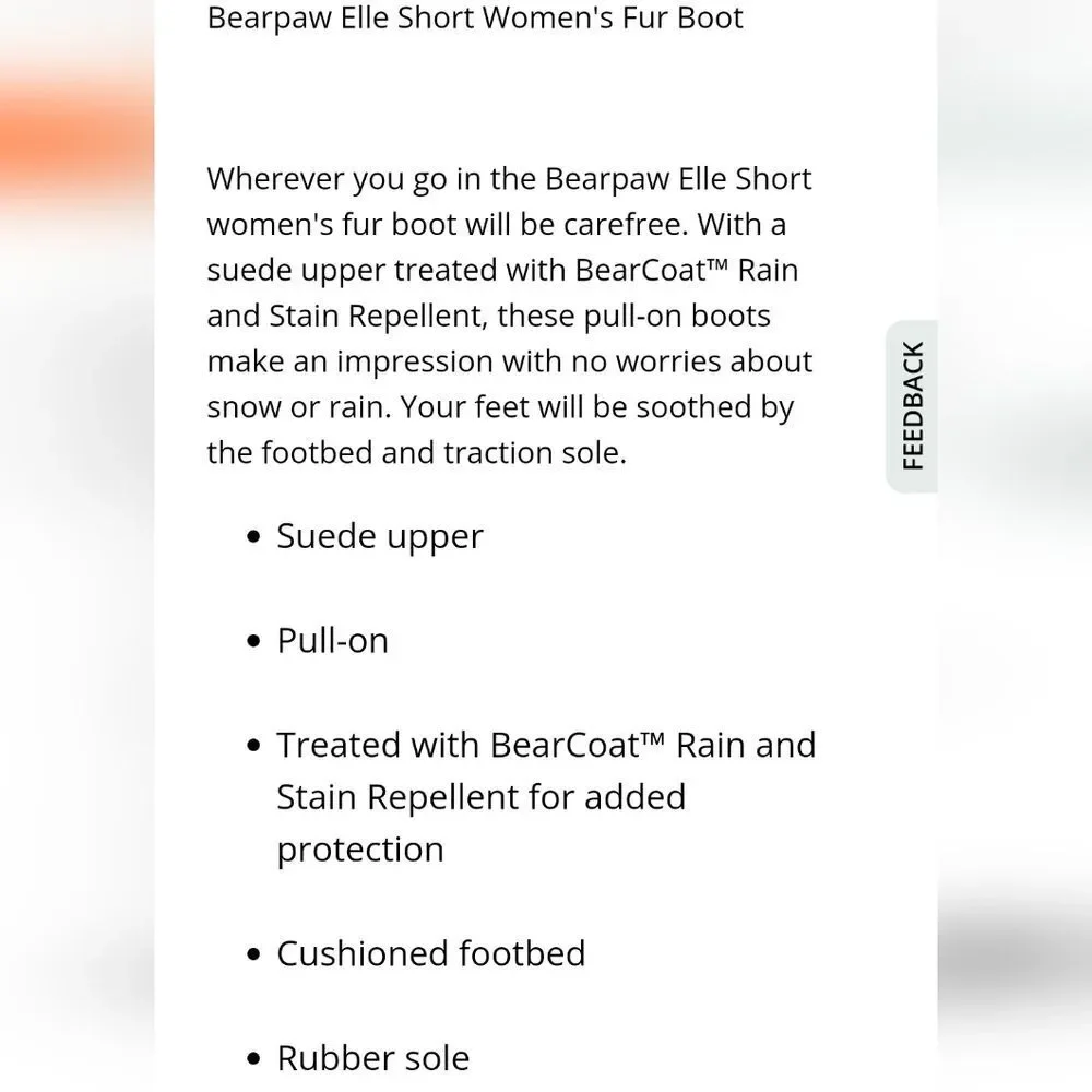 BearPaw‎ Elle Water Resistant Short Boots- Black